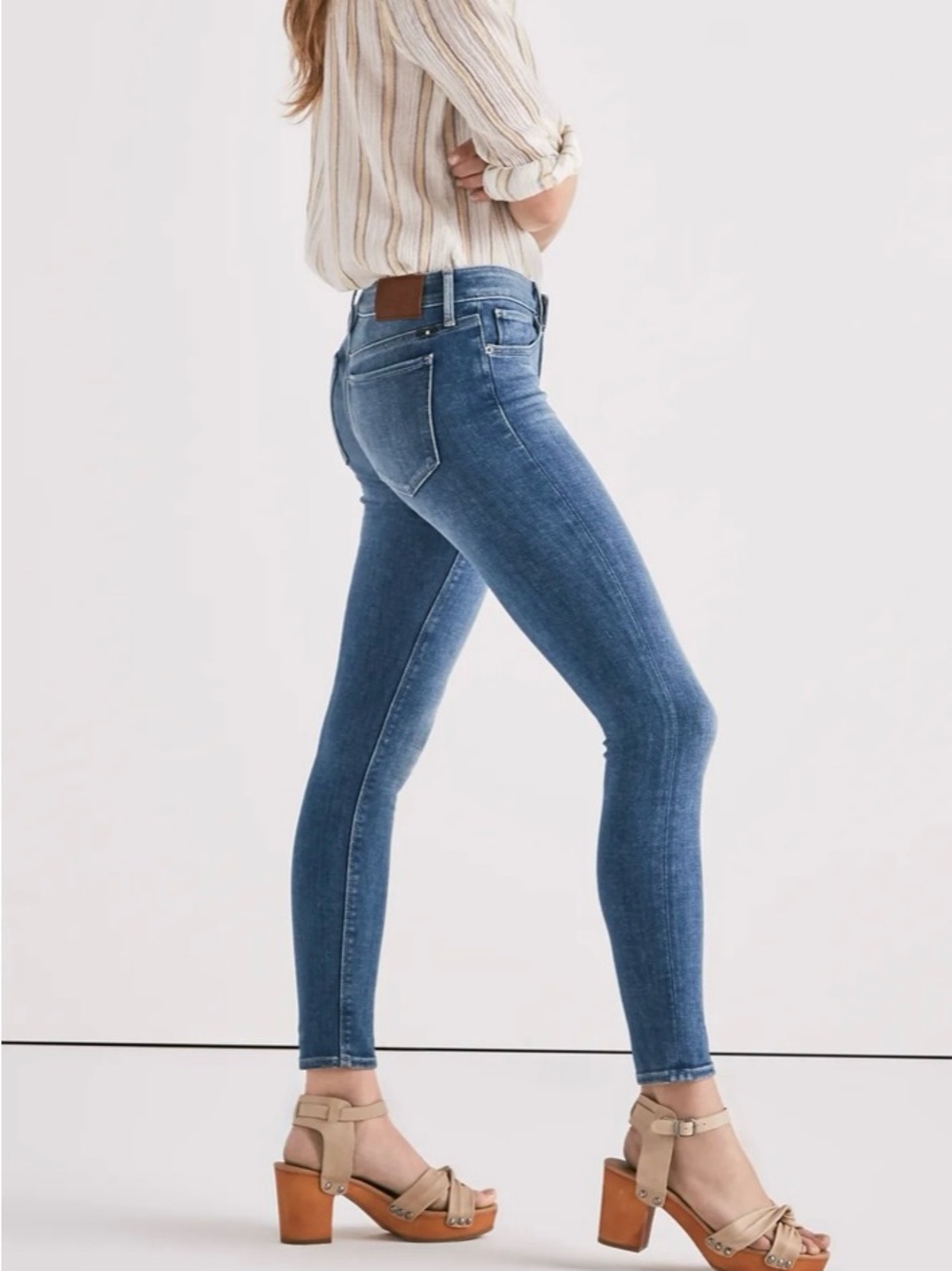 Lucky Brand Stella Skinny Medium Wash Jeans | Classic Denim | Size 4